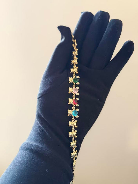 teddy bear tennis bracelet